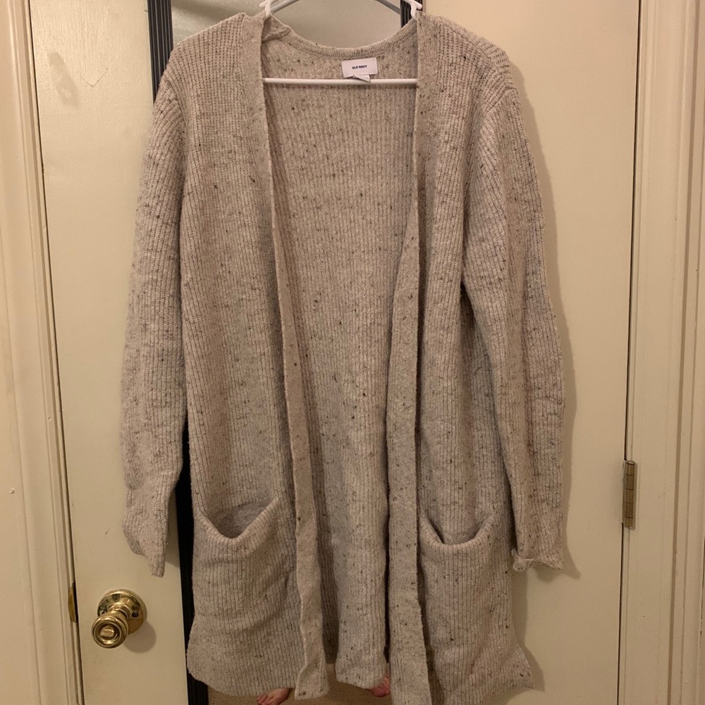 Light gray cardigan